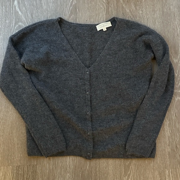 Sezane Sweaters - Sezane Gray Button Up Cardigan